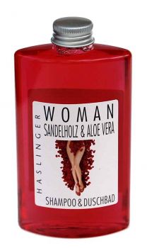 Shampoo & Duschbad Sandelholz & Aloe Vera for Woman  - Haslinger Naturkosmetik